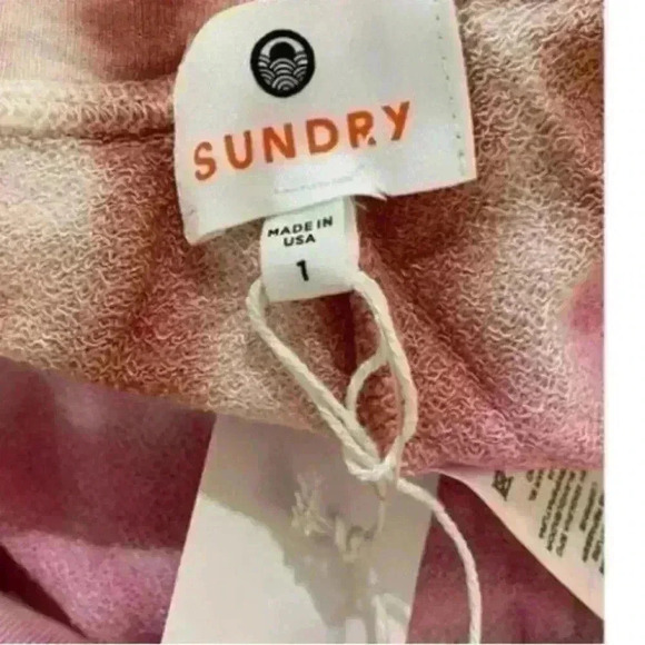 Sundry Anthropologie Tie Dye Joggers Small NWT - Picture 4 of 5